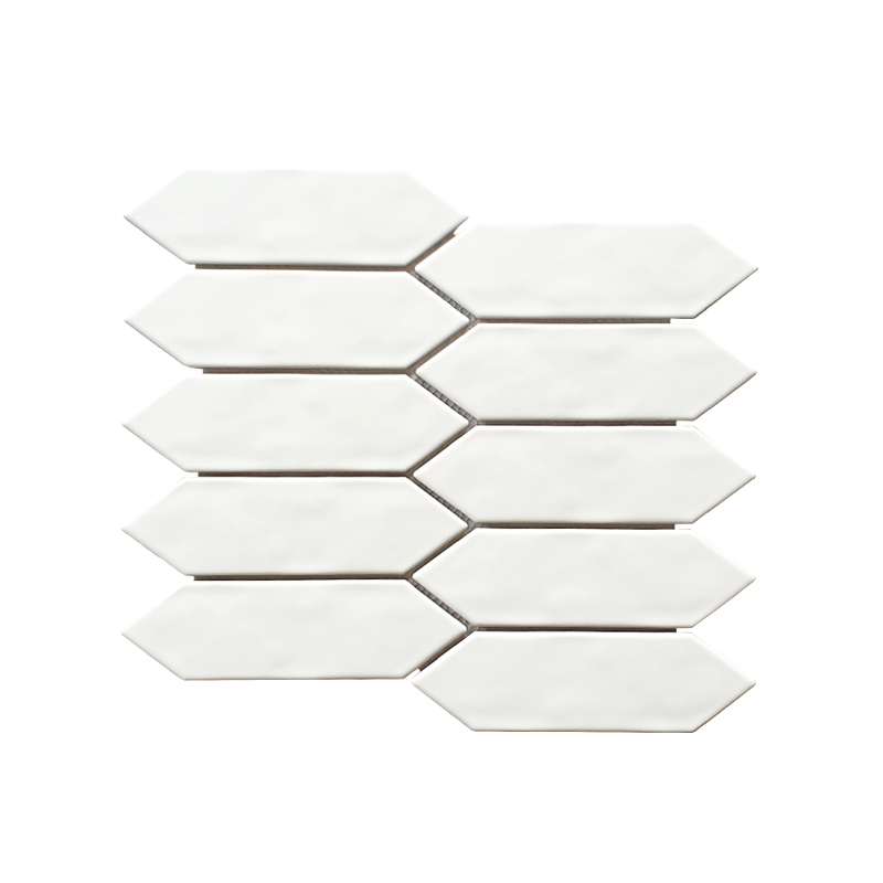 Mozza Tile Honne White 55x195mm (292x324 mm)